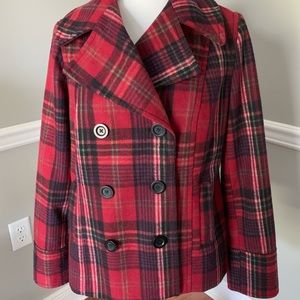 Old Navy plaid coat